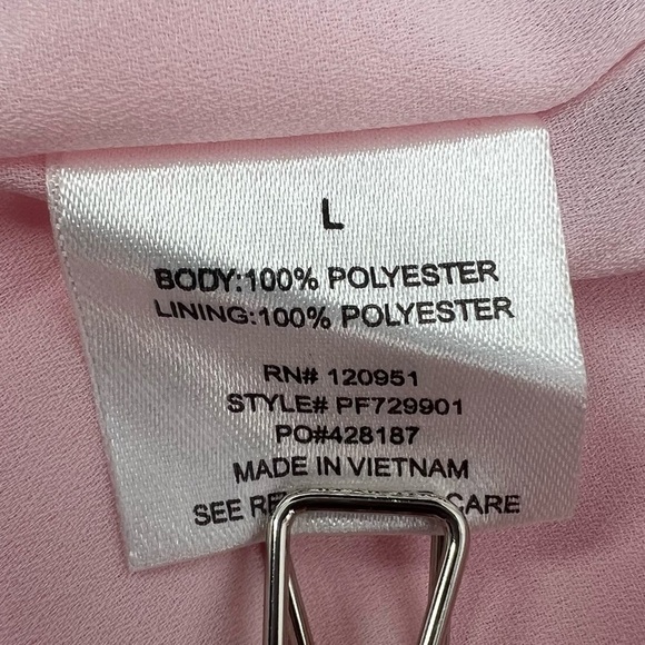 NWT Pink Rose Pink Spaghetti Strap Floral Dress Size Large Women's - Picture 5 of 5